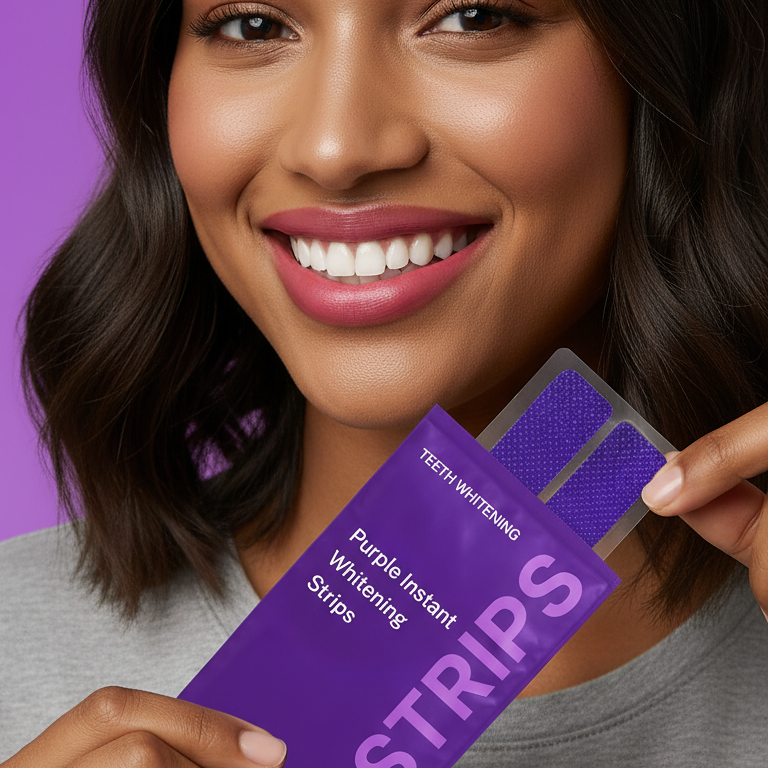 SmileyStrips - Purple Teeth Whitening Strips